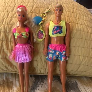 Vintage 1990’s Hawaiian Barbie and Ken